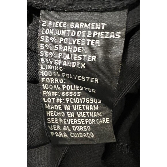 Perceptions New York Black Long Maxi Sleevless Stretch Dress Size 12 - Picture 5 of 6